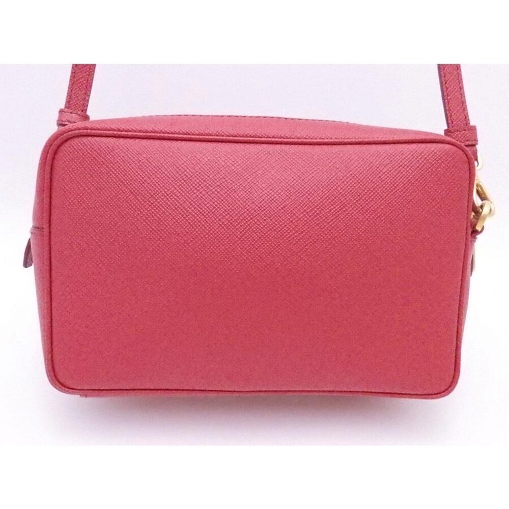 Prada Saffiano Leather Camera Crossbody Bag Red - Picture 3 of 3
